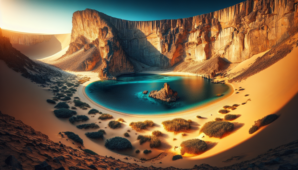 découvrez l'oasis cachée dans le cratère de waw an namus en libye, un trésor naturel préservé au cœur du désert.